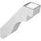 Ekena Millwork 5-in. W x 18-in. D x 24-in. H Copenhagen Architectural Grade PVC Knee Brace BRCP05X18X24CHG - alternate 2